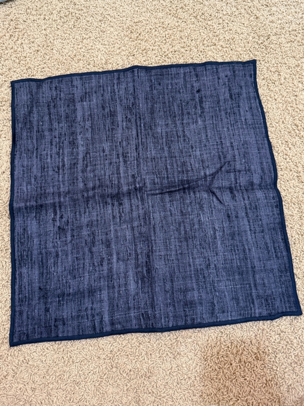 Blue Decorative Throw Pillow Cover - Navy